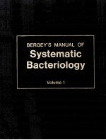 Bergey's Manual of Systematic Bacteriology  1