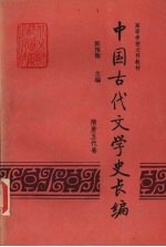 中国古代文学史长编  隋唐五代卷