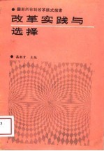 改革实践与选择  国家所有制改革模式探索