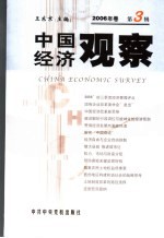 中国经济观察  2006年卷  第3辑