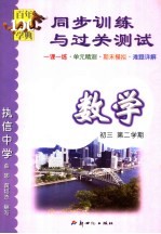 同步训练与过关测试  数学  初中三年级  第二学期  第2版