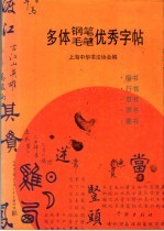 多体钢笔毛笔优秀字帖  上海中华书法协会会员优秀作品选