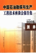 中国石油勘探与生产工程技术座谈会报告集  2003  测井