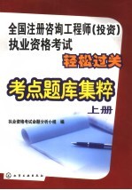 全国注册咨询工程师  投资  执业资格考试轻松过关考点题库集粹  上