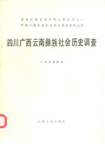 四川广西云南彝族社会历史调查