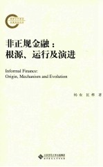 非正规金融  根源、运行及演进