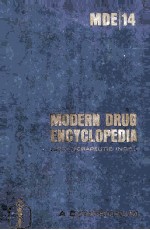 MODERN DRUG ENCYCLOPENIA AND THERAPEUTIC INDEX  MDE 14