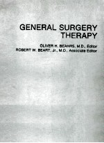 General surgery therapy