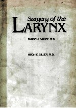 SRUGERY OF THE LARYNX