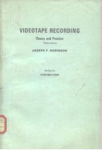 Videotape recording:theory and practice.