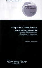 INDEPENDENT POWER PROJECTS IN DEVELOPING COUNTRIES  LEGAL INVESTMENT PROTECTION AND CONSEQUENCES FOR