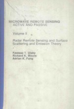 MICROWAVE REMOTE SENSING:ACTIVE AND PASSIVE VOLUME II