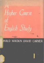 A HIGHER COURSE OF ENGLISH STUDY 1