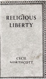 RELIGIOUS LIBERTY