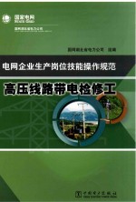 电网企业生产岗位技能操作规范  高压线路带电检修工