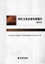 国有文化企业发展报告  2013