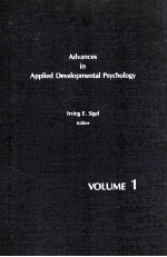 ADVANCES IN APPLIED DEVELOPMENTAL PSYCHOLOGY  VOLUME 1