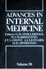 ADVANCES IN INTERNAL MEDICINE  VOLUME 30