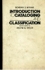 INTRODUCTION TO CATALOGING AND CLASSIFICATION