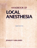 Handbook of local anesthesia