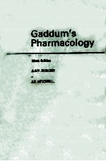 GADDUM`S PHARMACOLOGY  NINTH EDITION