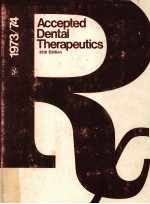 ACCEPTED DENTAL THERAPEUTICS  35TH EDITION