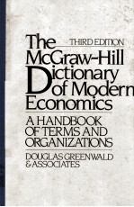 THE MCGRAW-HILL DICTIONARY OF MODERN ECONOMICS  THIRD EDITION