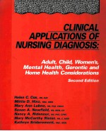 CLINICAL APPLICATIONS OF NURSING DIAGNOSIS  SECOND EDITION