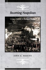 BECOMING NEAPOLITAN  CITIZEN CULTURE IN BAROQUE NAPLES