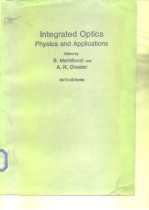 Integrated Optics Physics and Applications 1983