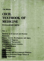 CECIL TEXTBOOK OF MEDICINE  WYNGAARDEN SMITH  VOLUME 1  17TH EDITION