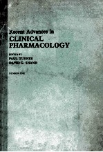 RECENT ADVANCES IN CLINICAL PHARMACOLOGY  NUMBER ONE