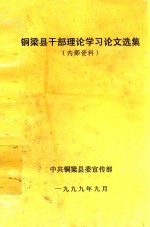 铜梁县干部理论学习论文选集