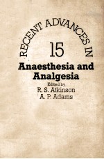 Recent advances in anasthesia and analgesia 15