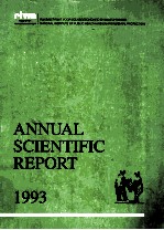 ANNUAL SCIENTIFIC REPORT 1993