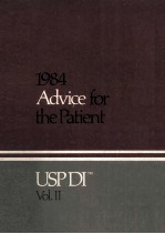 ADVICE FOR THEPATIENT 1984  USP DI  VOLUME II