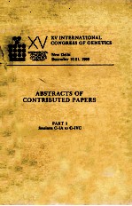 ABSTRACTS OF CONTRIBUTED PAPERS  PART 1