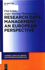 Research data management a European perspective