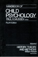 HANDBOOK OF CHILD PSYCHOLOGY  VOLUME 1 HISTORY