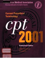 CURRENT PROCEDURAL TERMINOLOGY  CPT 2001  PROFESSIONAL EDITION  COLOR ENHANCED