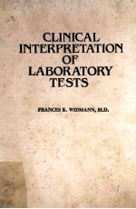 CLINICAL INTERPRETATION OF LABORATORY TESTS