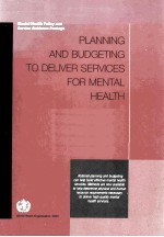 Planning and budgeting to deliver services for mental health