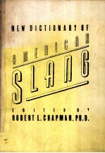 NEW DICTIONARY OF SLANG