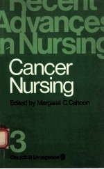 Cancer nursing.