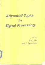 Advanced Topics in Signal Processing