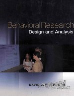 Behavioral research design and analysis