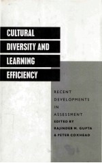 CULTURAL DIVERSITY AND LEARNING EFFICIENCY:RECENT DEVELOPMENT IN ASSESSMENT