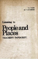 Listening to people and places  teacher's tapescript