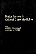 Major Issues in Critical Care Medicine