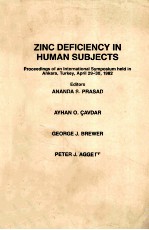 ZINC DEFICIENCY IN HUMAN SUBJECTS